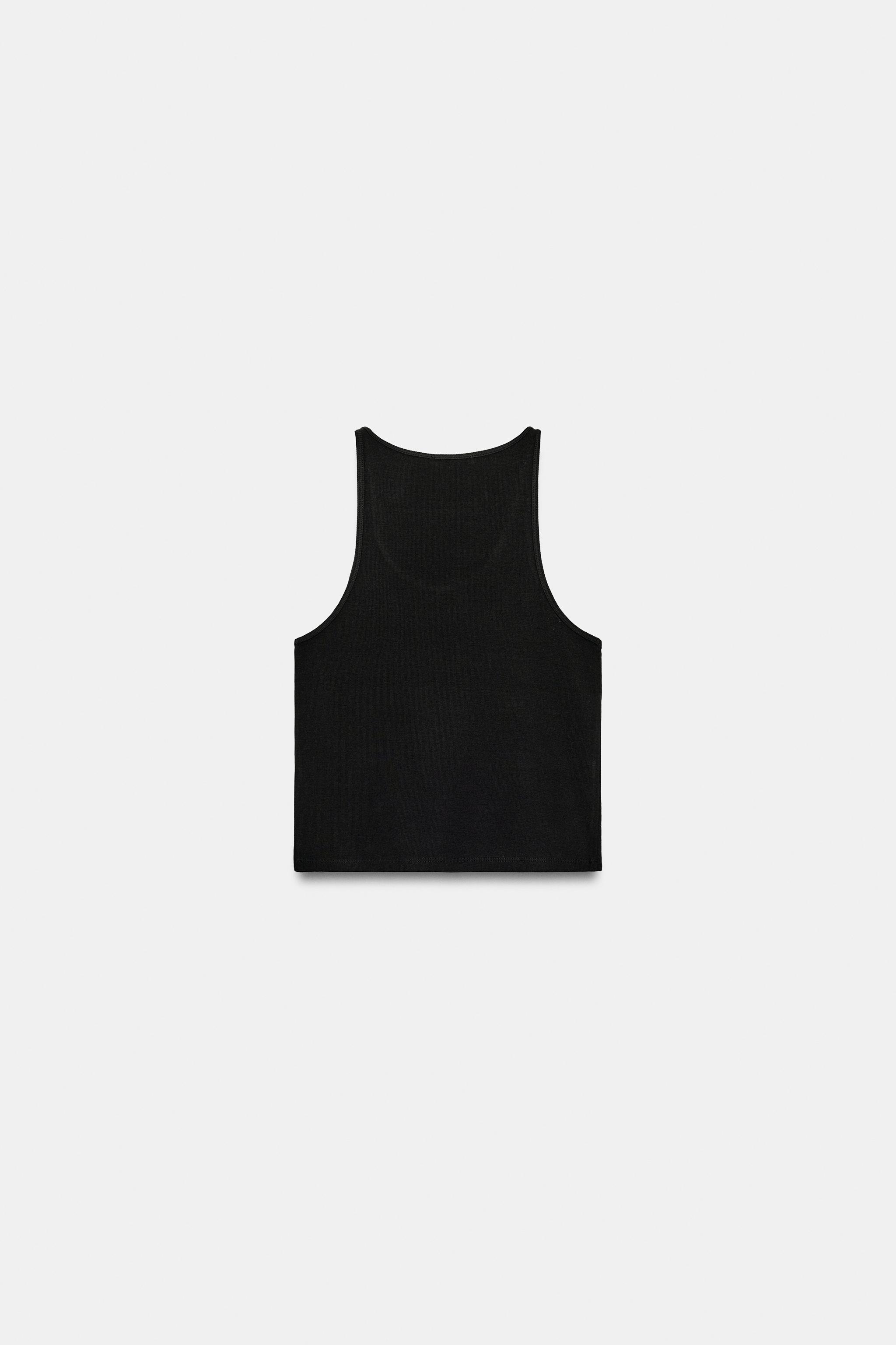 RIBBED CROP TOP